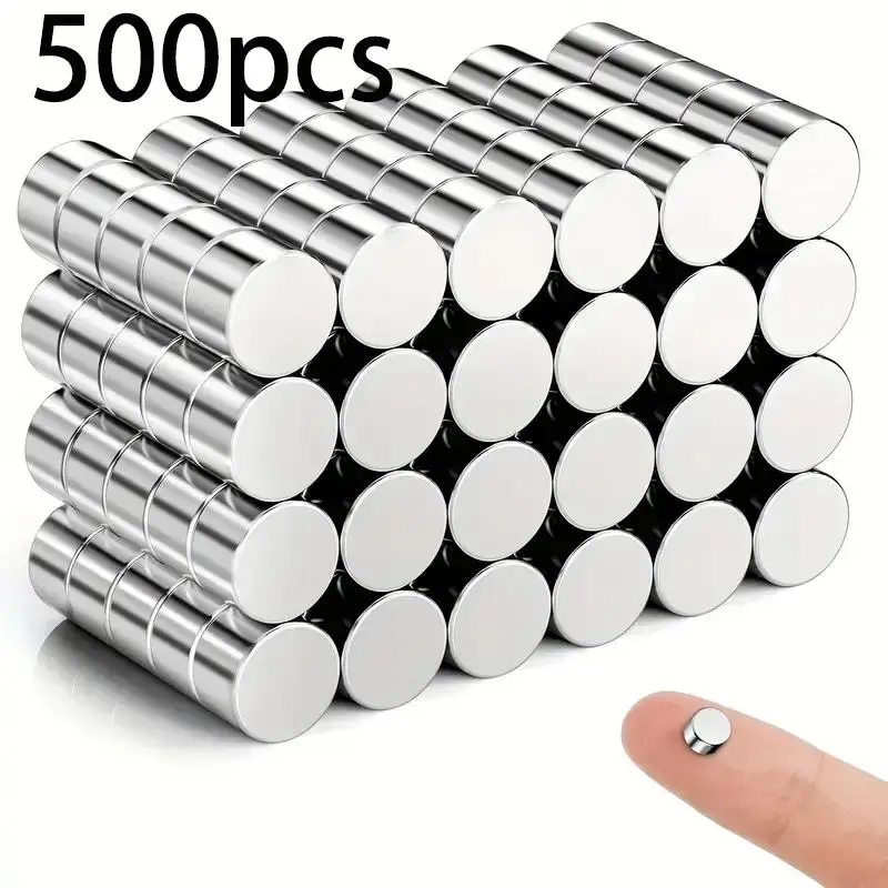 Small Round Magnet, 500pcs 5x1mm Rare Earth Magnets, Durable Mini Magnets for Diy Project, Whiteboard, Dry Erase Board, Wide ...