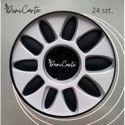 Deni Carte Matte Nail Tips - False Nails, 24Pcs Nude Pink