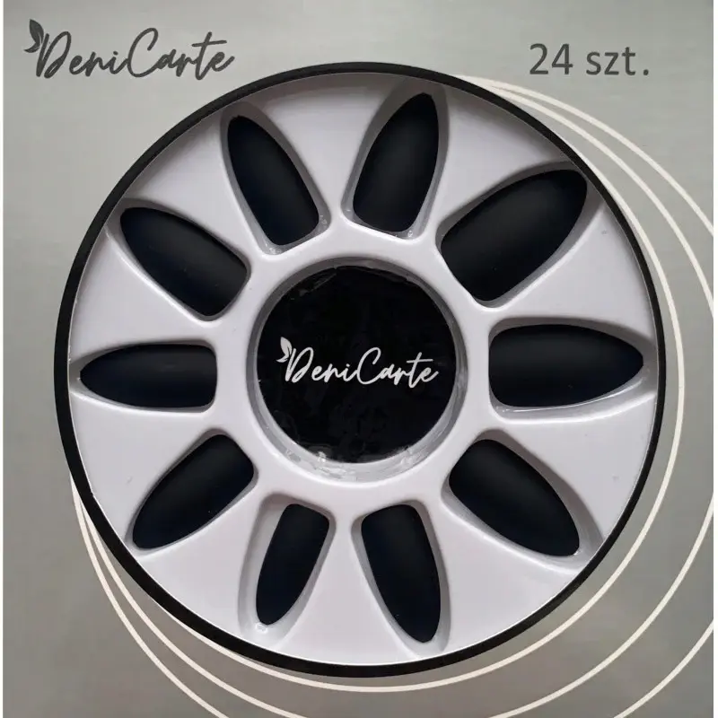 Deni Carte Matte Nail Tips - False Nails, 24Pcs Nude Pink