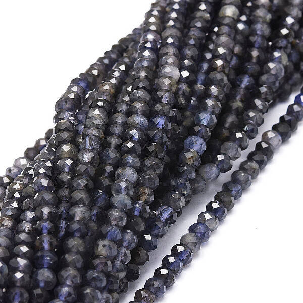Natural Iolite Beads Strands