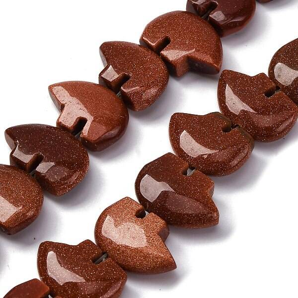 Synthetic Goldstone Beads Strands