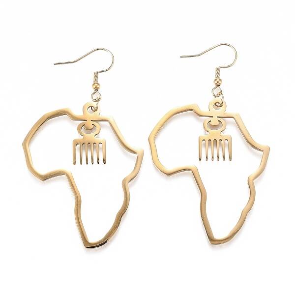 201 Stainless Steel Dangle Earrings