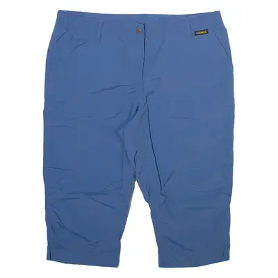 JACK WOLFSKIN Womens Casual Shorts Blue Slim L W34