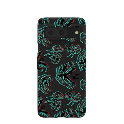 Black Fossilized Google Pixel 8 Case
