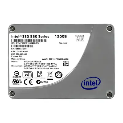 Intel SSDSC2CT120A3 | 330 120GB Multi-Level Cell SATA 6Gb/s NAND Flash 2.5-Inch Solid State Drive