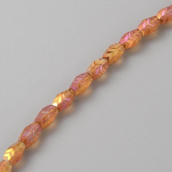 Transparent Electroplate Glass Beads