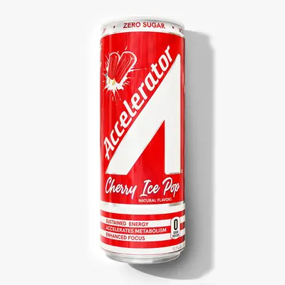 ACCELERATOR ACTIVE ENERGY CHERRY ICE POP 12 ct / 12 oz