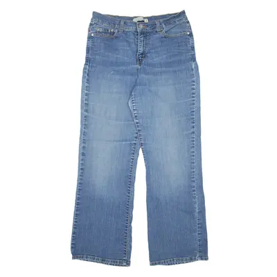 LEVI'S 512 Jeans Blue Denim Relaxed Bootcut Stone Wash Womens W28 L28