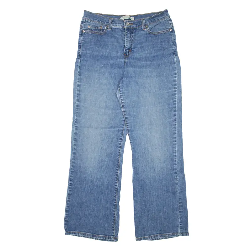 LEVI'S 512 Jeans Blue Denim Relaxed Bootcut Stone Wash Womens W28 L28