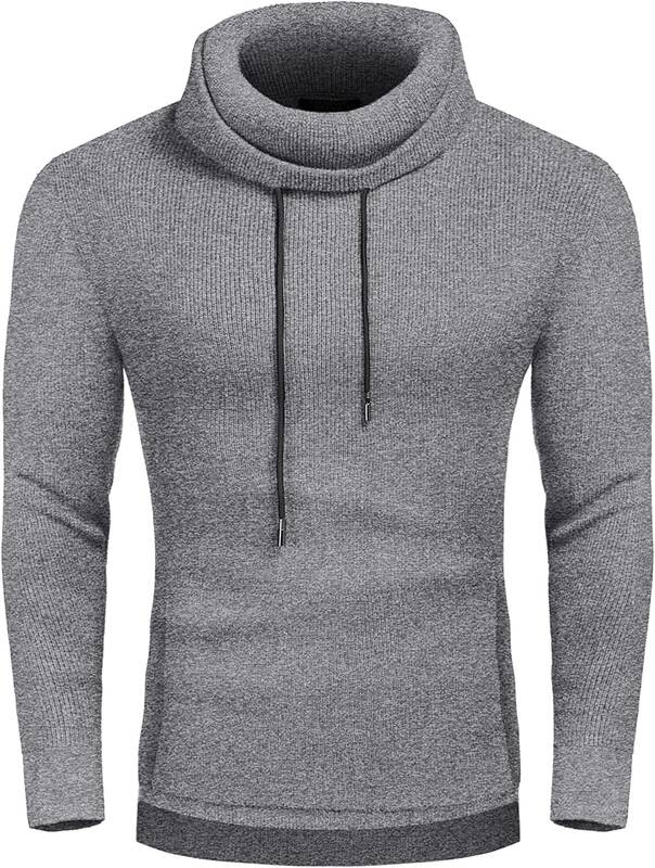 Knitted Pullover Turtleneck Sweater (US Only), Pattern / S