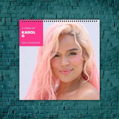 Karol G Calendar 2024, Celebrity Calendar, Karol G 2024 Wall Calendar