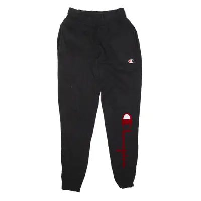 CHAMPION Reverse weave Joggers Black Tapered Mens S W24 L29