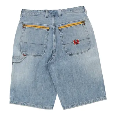 Hilfiger Denim Carpenter Shorts - 32W 13L Blue Cotton