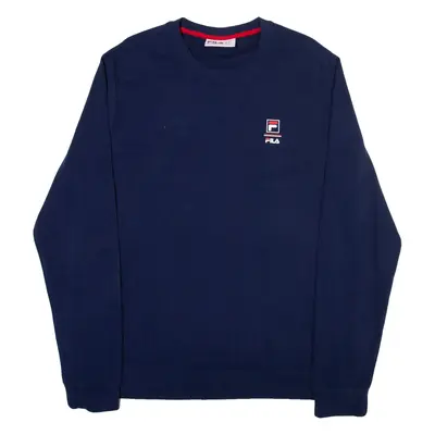FILA Mens Sweatshirt Blue XL