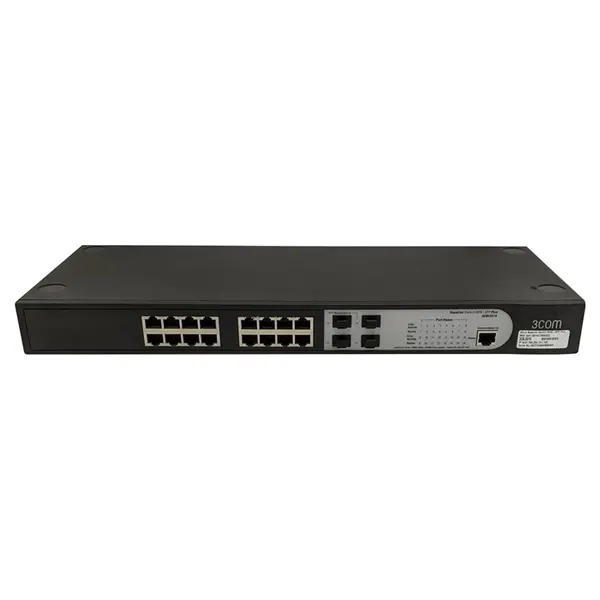 3Com 3CBLSG16-US | Baseline 2916-SFP Plus Managed Ethernet Switch 16 x 10/100/1000Base-T LAN 4 x SFP (mini-GBIC) Managed Ethe...