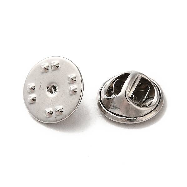Non-Tarnish 304 Stainless Steel Tie Hat Lapel Pin Backs