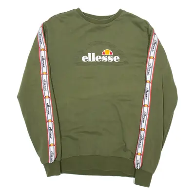 ELLESSE Womens Sweatshirt Green UK 10