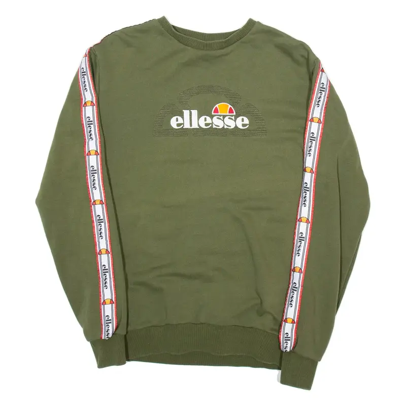 ELLESSE Womens Sweatshirt Green UK 10