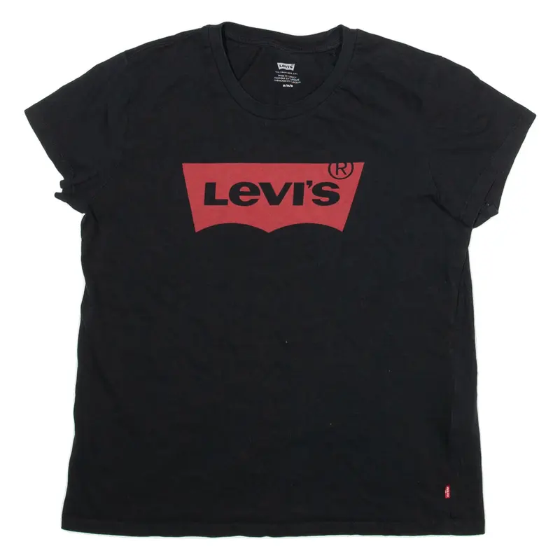 LEVI'S Womens T-Shirt Black M