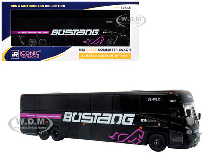 MCI D4520 Commuter Coach Bus Bustang - Colorado Department of Transportation Black The Bus & Motorcoach Collection Limite...
