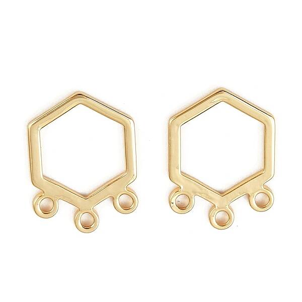 Brass Hexagon Chandelier Component Links