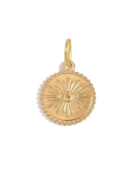 Eye Light Charm | Metal Color: Gold