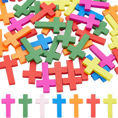 60Pcs Maple Wood Pendants
