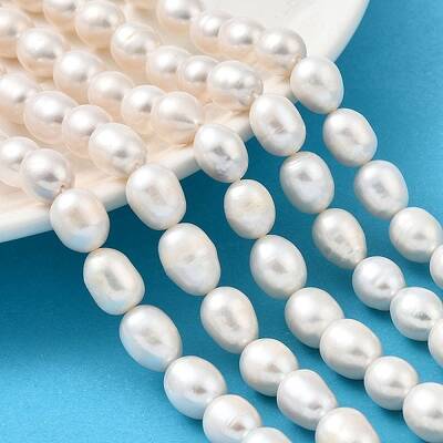 Natural Cultured Freshwater Pearl Beads Strands