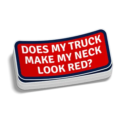 Does My Truck - Hard Hat Decal