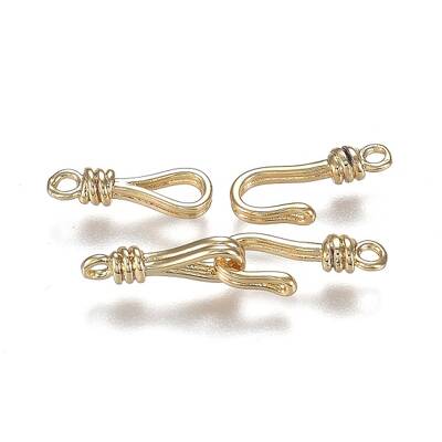 Brass Hook and Eye Clasps