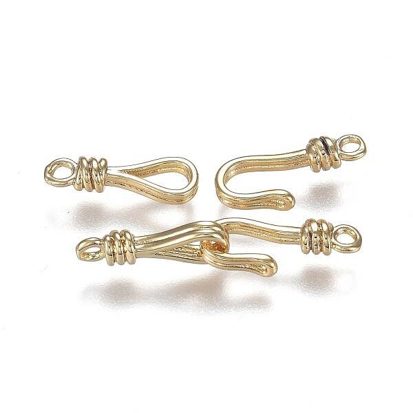 Brass Hook and Eye Clasps
