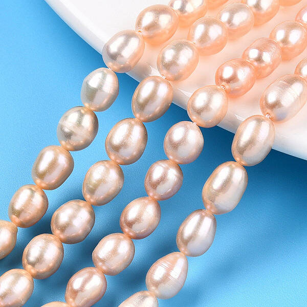 Natural Cultured Freshwater Pearl Beads Strands