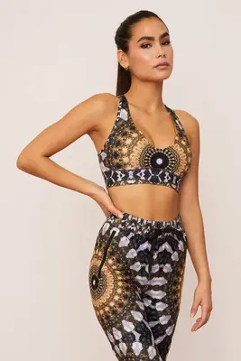 Noor Racerback Bra | Size: M | Print: Noor | Style: Extra Support