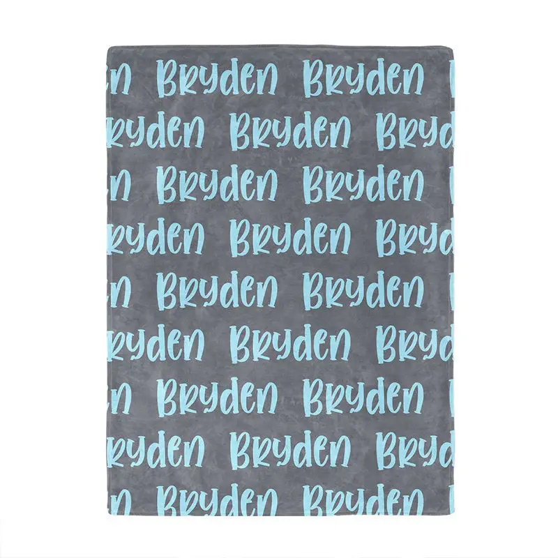 Designed Personalized Name Soft Blanket Cool Gift - Aperturee
