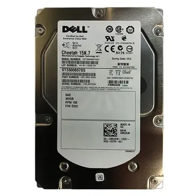 M525M Dell 300GB 6Gb/s SAS 15000 3.5-inch 16MB Hard Drive