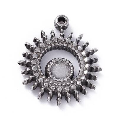 Non-Tarnish 304 Stainless Steel Pendant Cabochons Settings