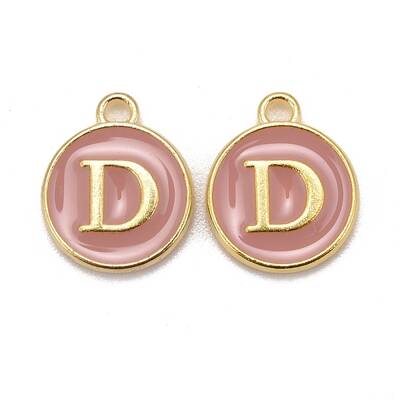Golden Plated Alloy Enamel Charms