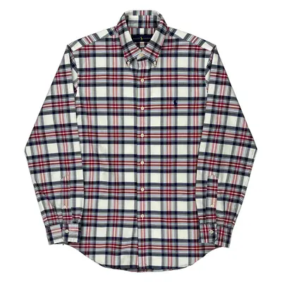 Ralph Lauren Checked Shirt - Medium Red Cotton