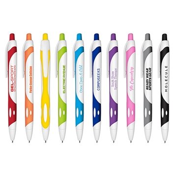 250 Promotional Gel Sport Soft Touch Rubberized Hybrid Ink Gel Pen ...