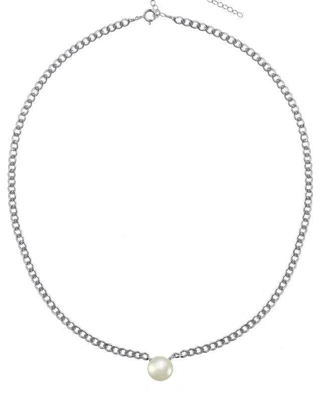 Harper Necklace | Metal Color: Silver