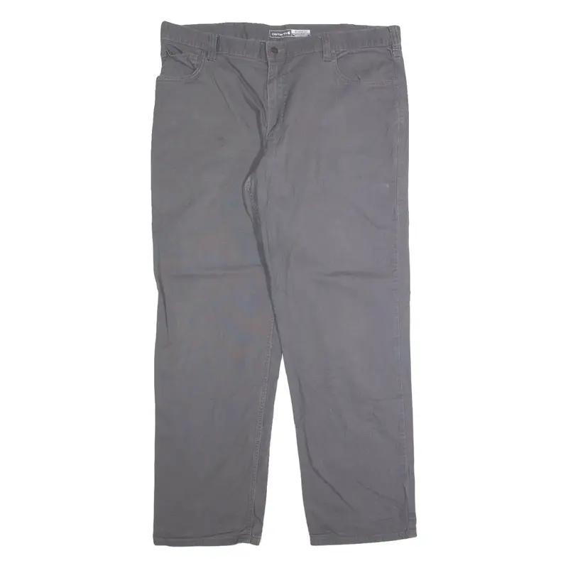 CARHARTT Workwear Mens Trousers Grey Relaxed Straight W40 L32