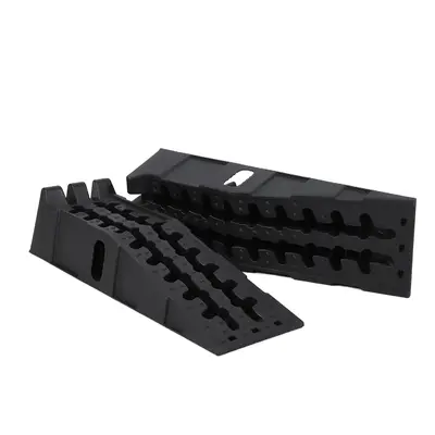 Garvee 2 Pack Heavy Duty Car Ramps 33,000 LB Capacity 6.7 Inch High Lift Reinforced PP Non-Slip Weather Resistant Portable Ha...