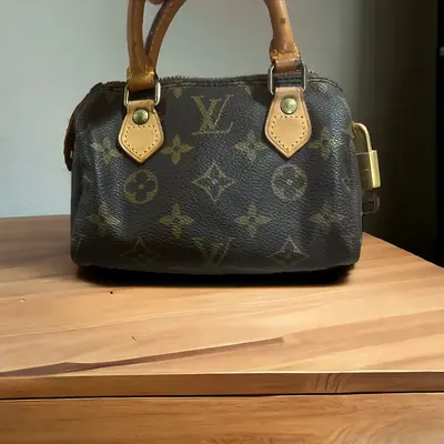 Pre-owned Louis Vuitton Leather Mini Bags Preowned Mini Speedy