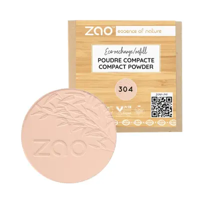Zao Make Up Compact Powder Refill, 305 Pink Sand (9 G)