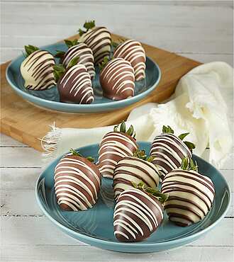 One Dozen Classic Belgian Chocolate Covered Strawberries - FedEx