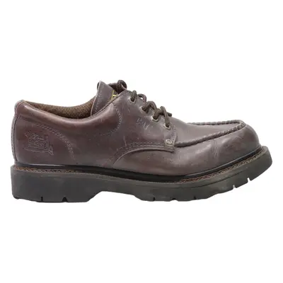 CAT Moccasin Shoes Brown Leather Mens UK 10