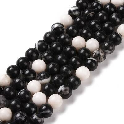 Natural Zebra Jasper Beads Strands