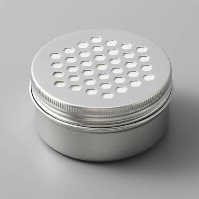 Aluminium Shallow Round Candle Tins