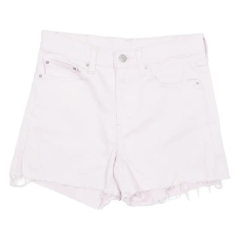 LEVI'S Cut Off Womens Denim Shorts Purple S W27