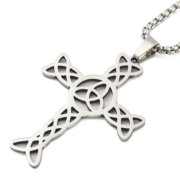 Non-Tarnish 201 Stainless Steel Pendant Necklaces